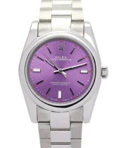 Rolex Oyster Perpetual Lady 31mm Purple Dial 177200