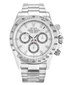 Superclone Rolex Daytona 40mm White Dial 116520