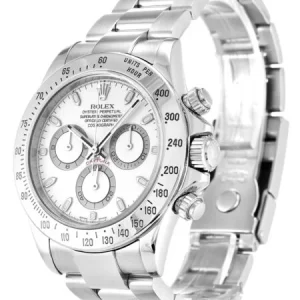 Superclone Rolex Daytona 40mm White Dial 116520