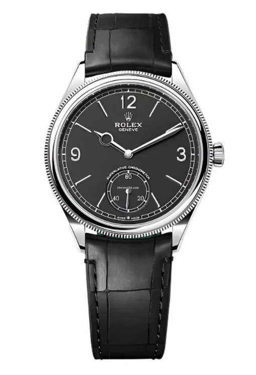 Rolex 1908 Unworn White Gold 1908 Black Dial 52509