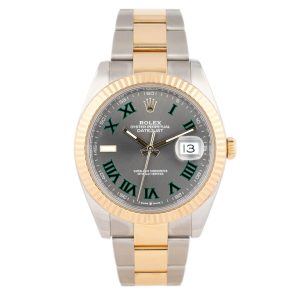 Rolex Datejust 41 Wimbledon Stainless Steel & Yellow Gold 41mm 126333 Full Set