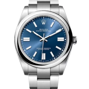 Rolex Oyster Perpetual 41mm Blue Dial 124300