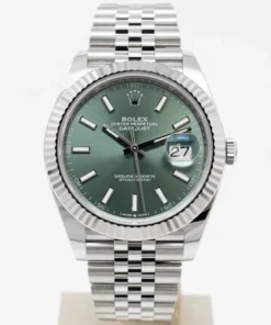 Rolex Datejust 41mm Green Dial 126334 Jubilee