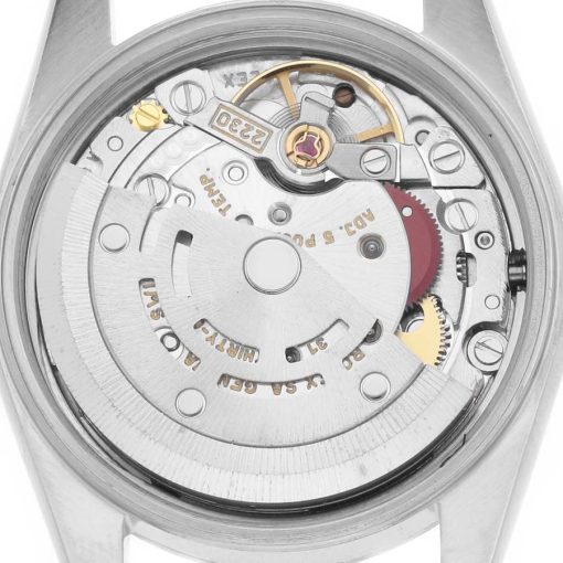 Rolex Datejust Steel White Gold Salmon Diamond Ladies Watch 79174